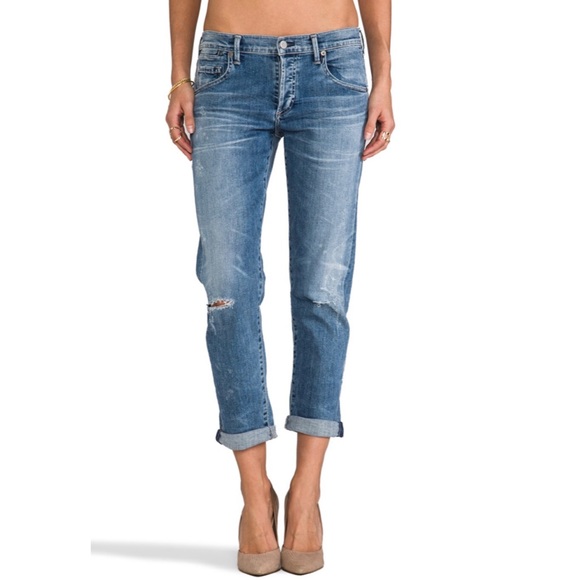 Citizens Of Humanity Denim - Citizens of Humanity Premium Vintage Emerson Slim Boyfriend in Crosby Size 24